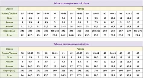 размер обуви майкл корс